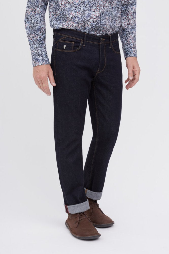 MCS Rauwe rechte jeans