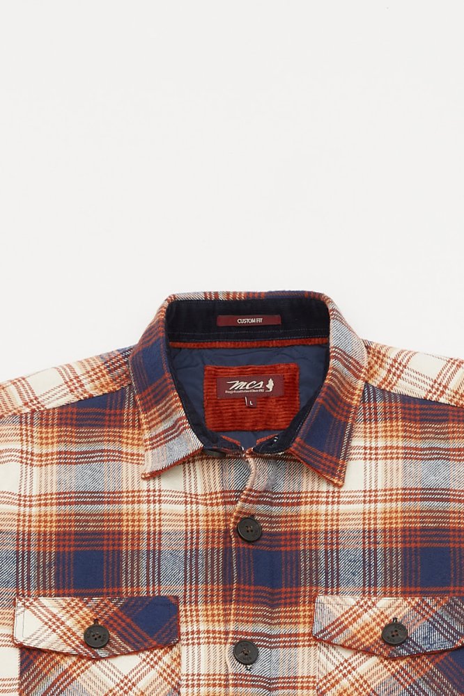 MCS Groot geruit overshirt met zakken
