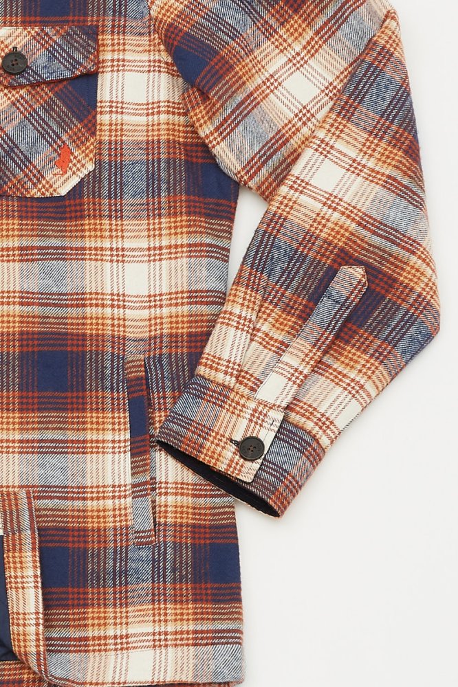 MCS Groot geruit overshirt met zakken