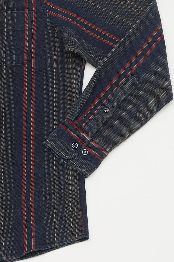 MCS Groot gestreept denim overhemd