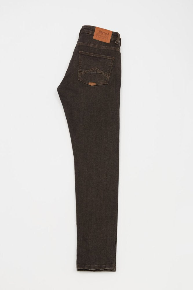 MCS Normale, taps toelopende tweekleurige jeans