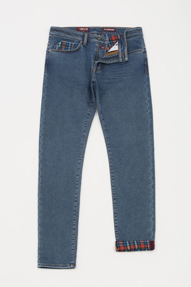 MCS Dubbelzijdige regular taps toelopende stretchjeans