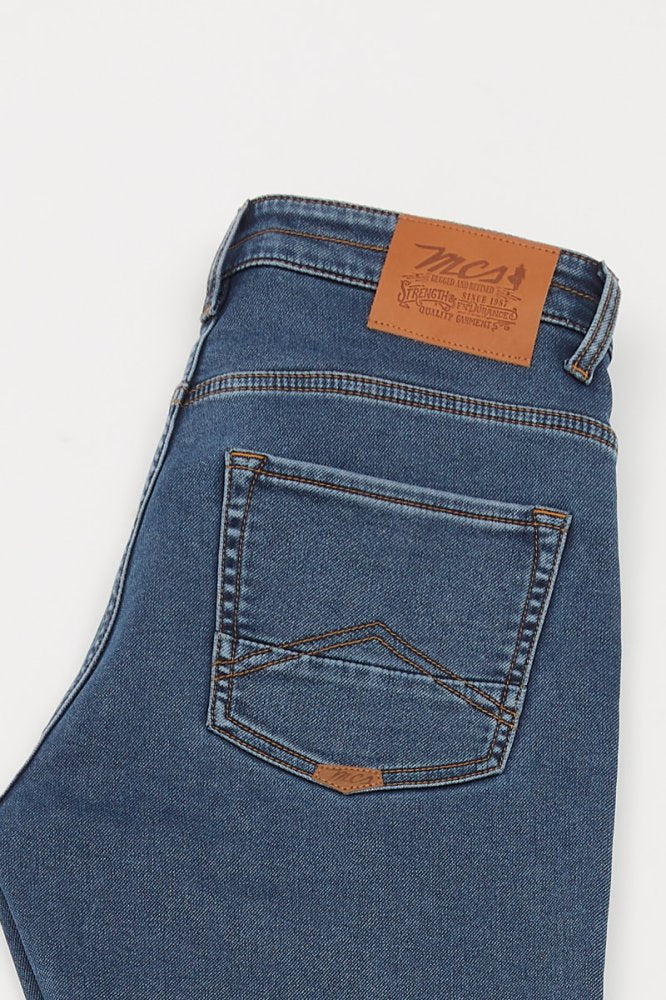 MCS Dubbelzijdige regular taps toelopende stretchjeans