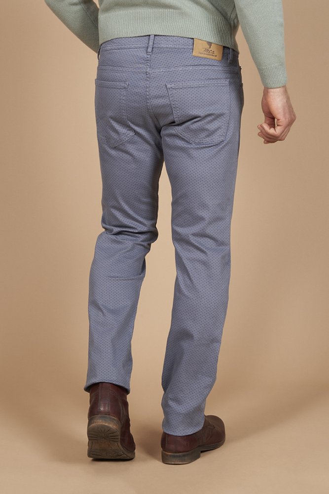 MCS 5-pocket broek met microprint
