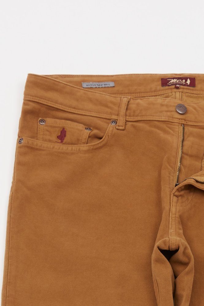 MCS 5-pocket broek met fluwelen touch