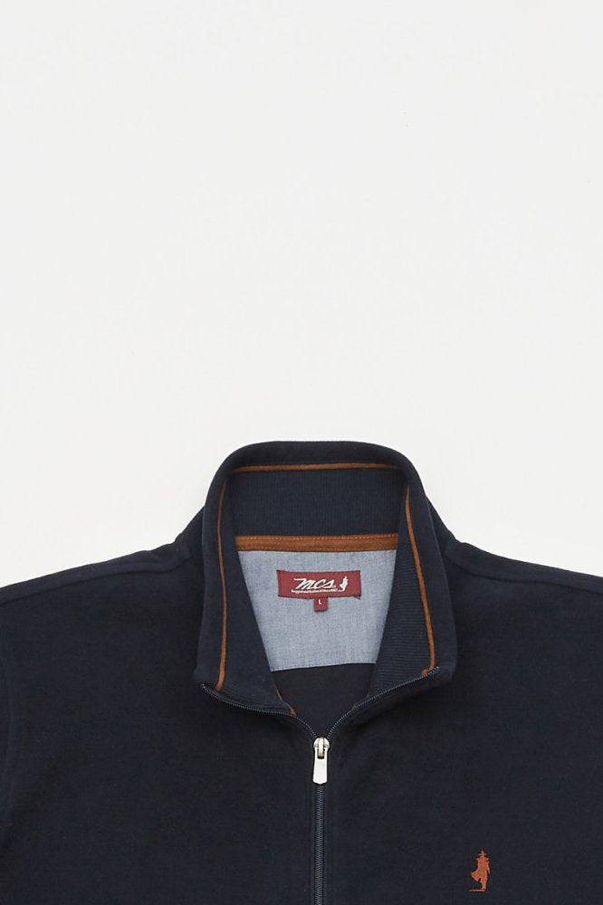 MCS Sweatshirt met rits en zakken