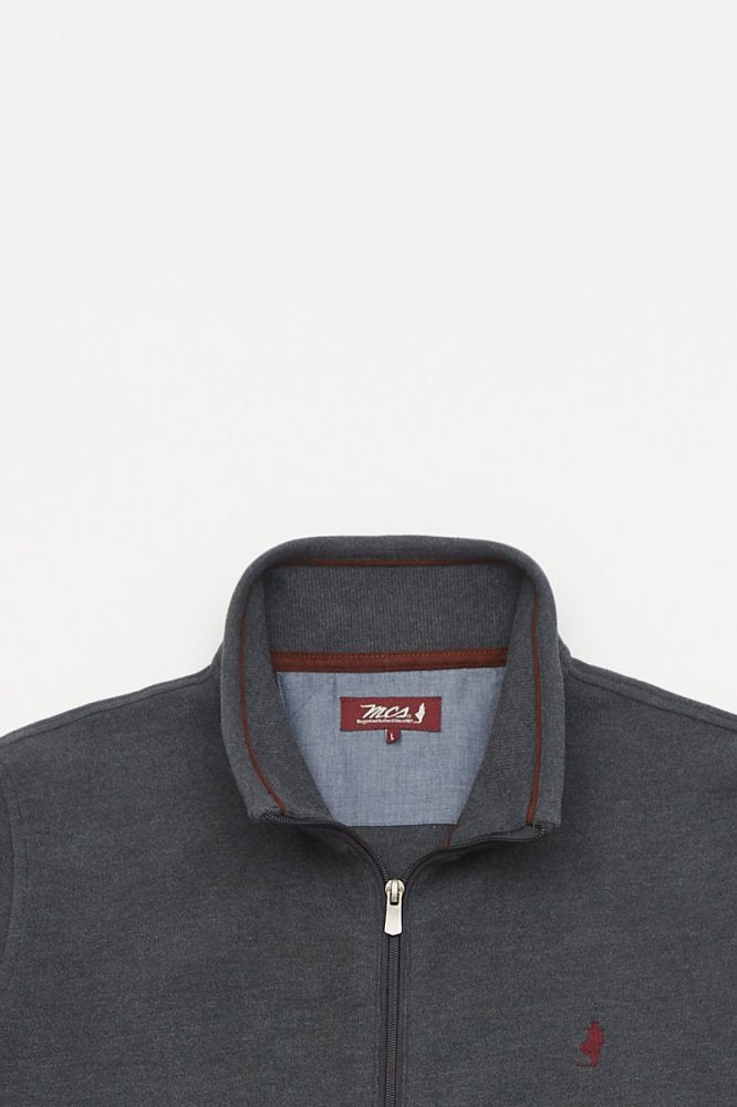 MCS Sweatshirt met rits en zakken