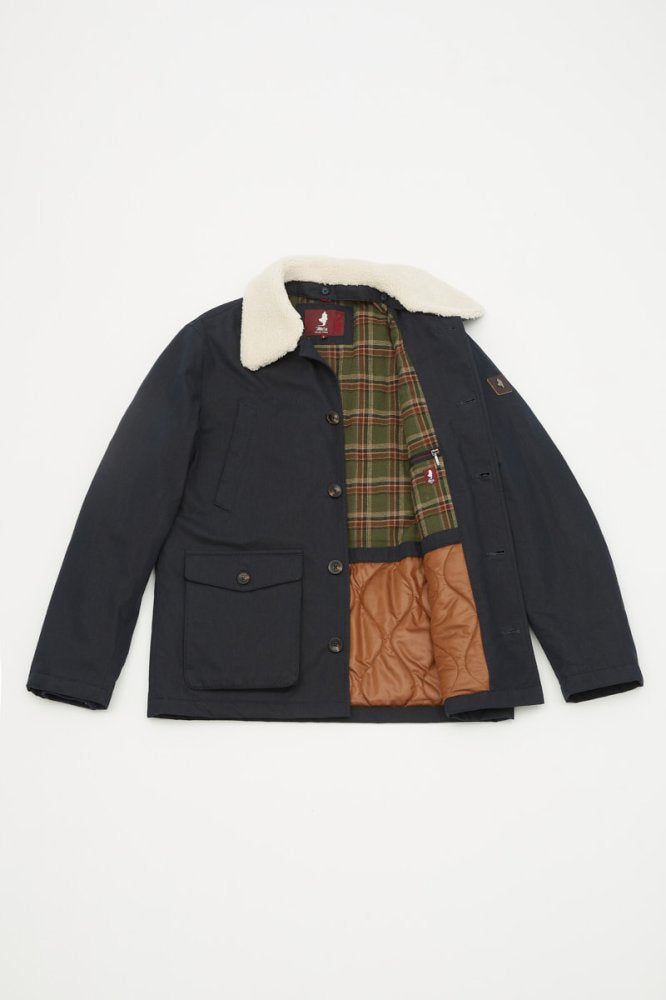 MCS Gabardine jack met sherpakraag