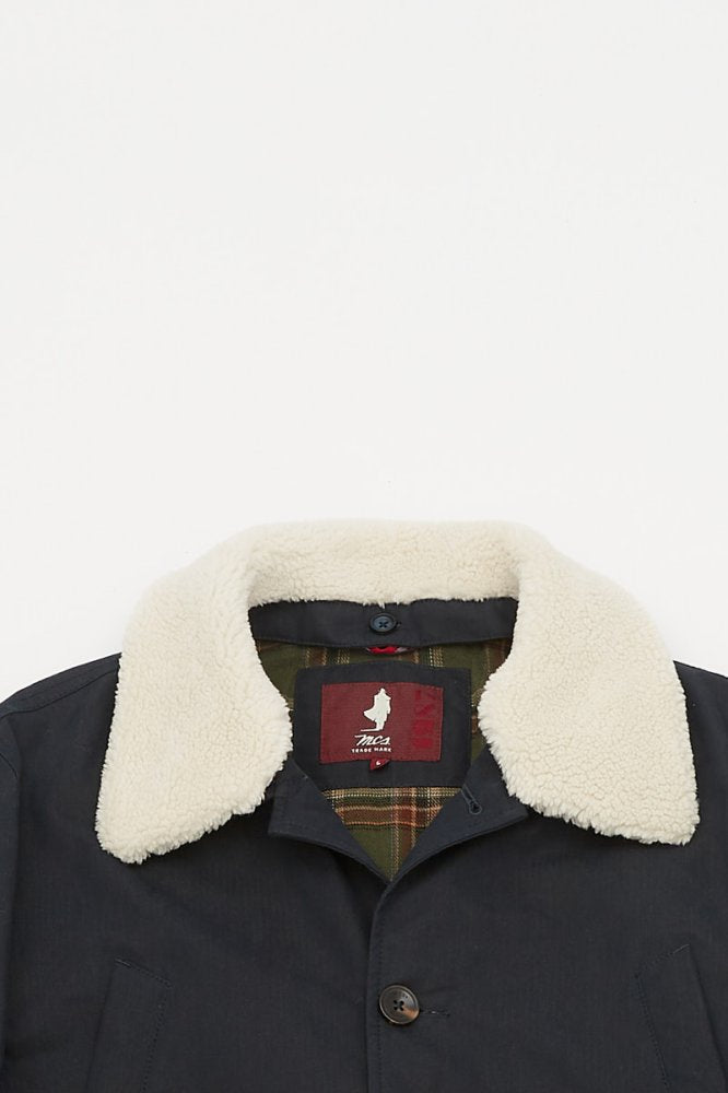 MCS Gabardine jack met sherpakraag