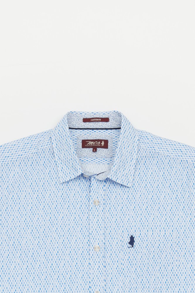 MCS Shirt met korte mouwen en ruitpatroon