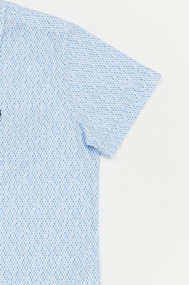MCS Shirt met korte mouwen en ruitpatroon