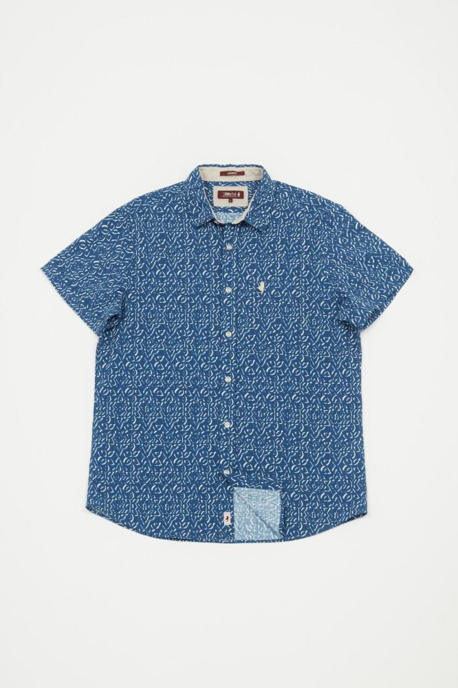 MCS Shirt met korte mouwen en bohemian patroon