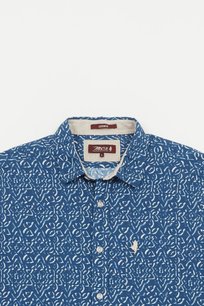 MCS Shirt met korte mouwen en bohemian patroon