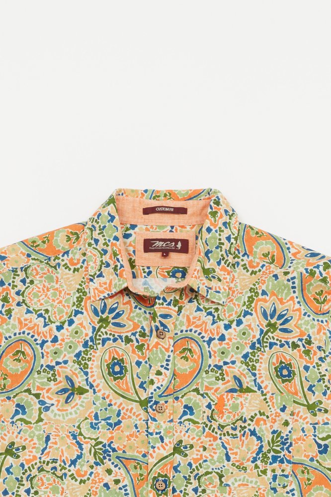 MCS Shirt met korte mouwen en zomers patroon