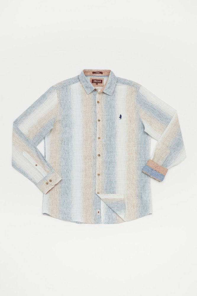 MCS Shirt met grote kleurrijke strepen