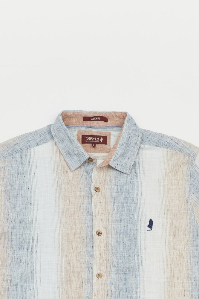 MCS Shirt met grote kleurrijke strepen
