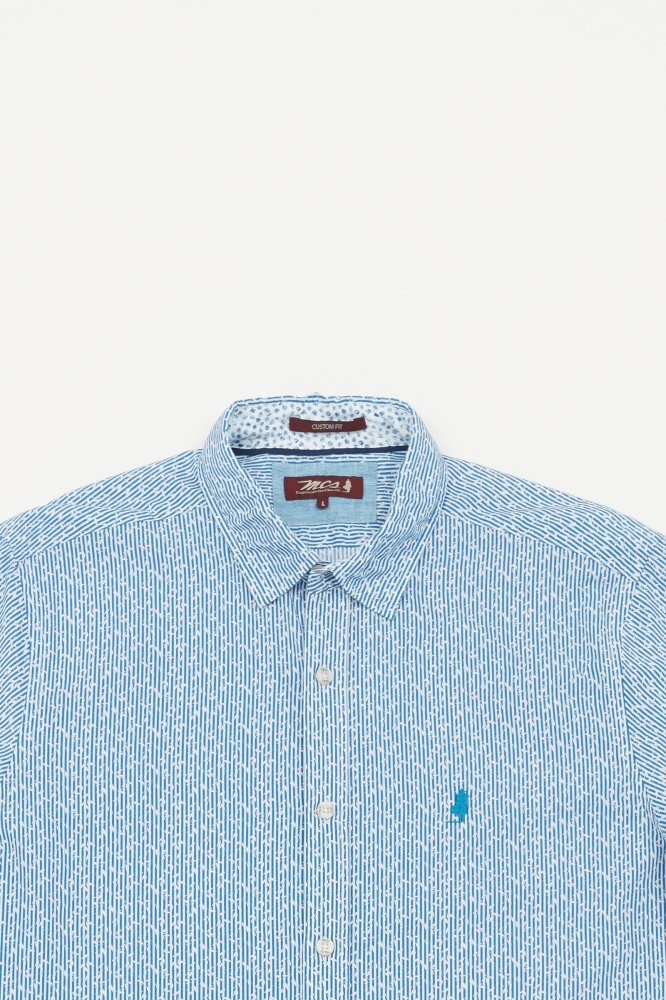 MCS Gestreept bloemenprint shirt