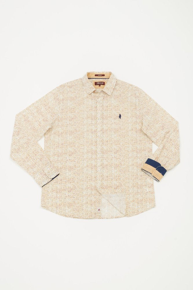 MCS Shirt met klein bloemenpatroon