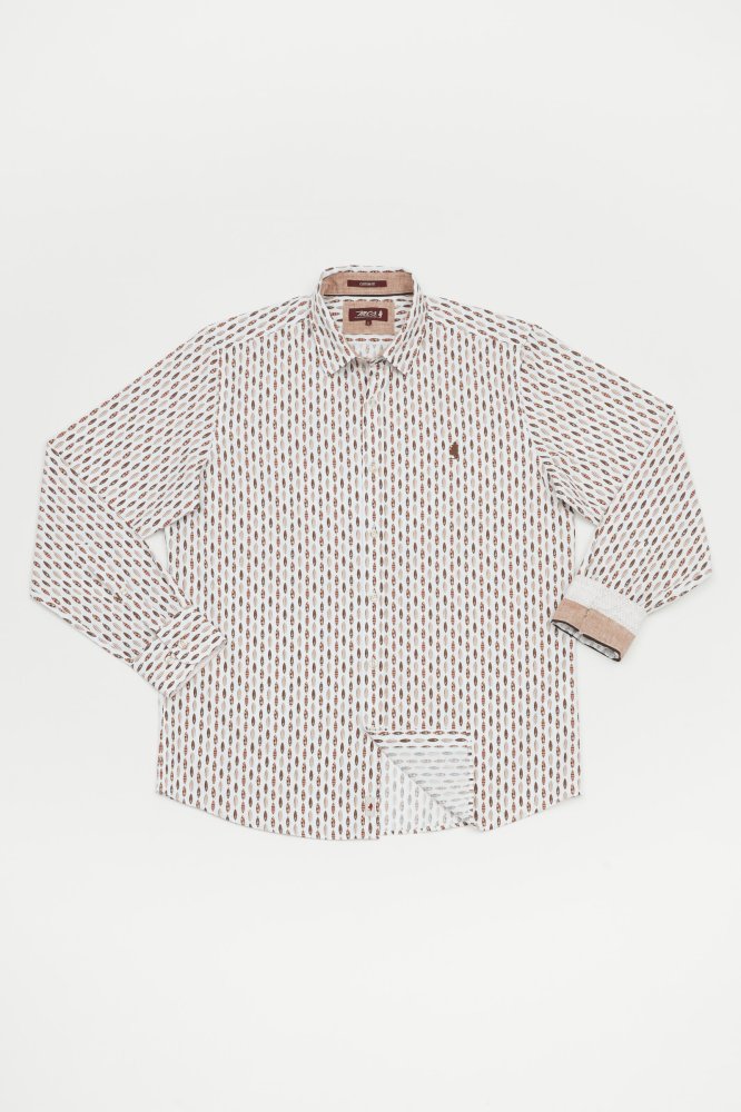 MCS  Windsurfpatroon bedrukt shirt