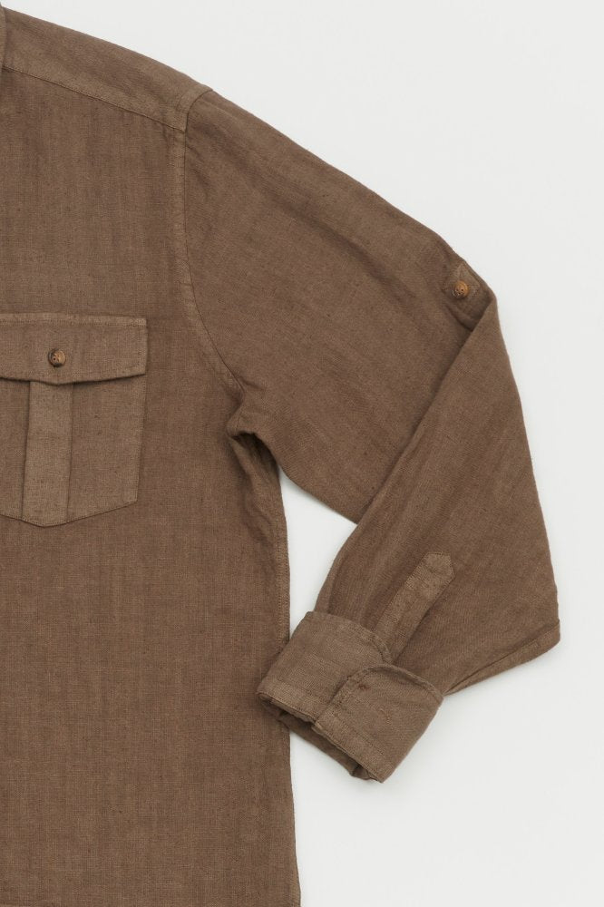 MCS Linnen safari-shirt