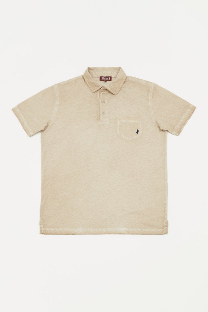 MCS Tie-dye jersey poloshirt met zakje