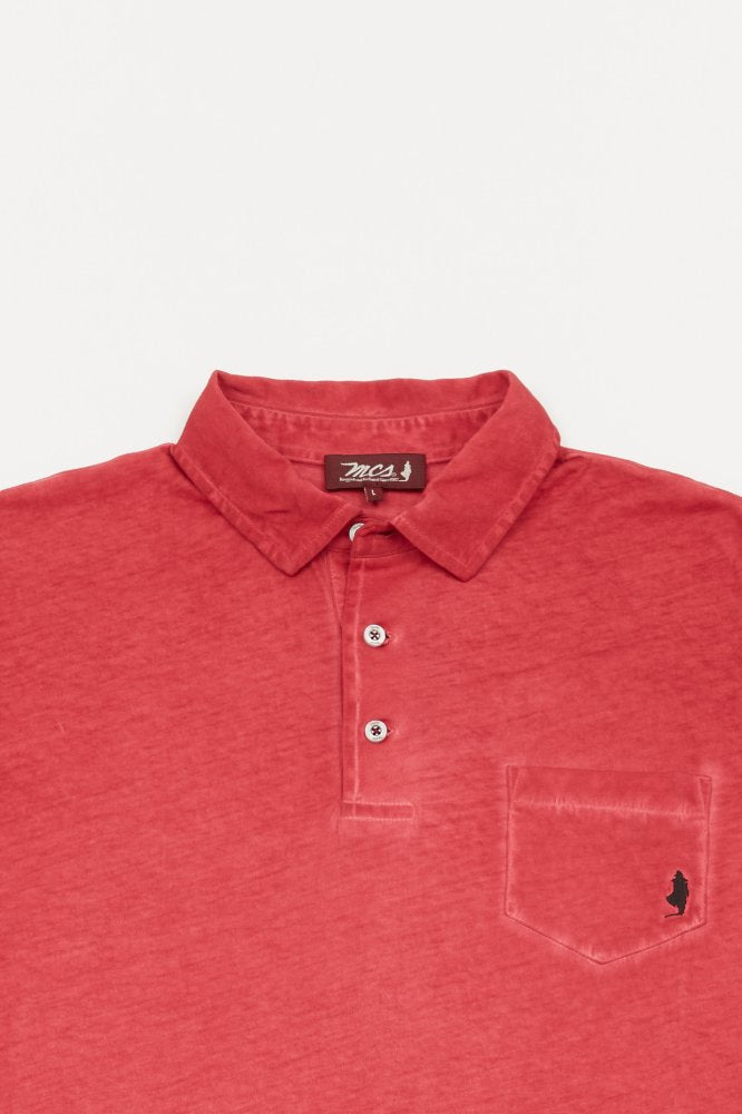 MCS Tie-dye jersey poloshirt met zakje