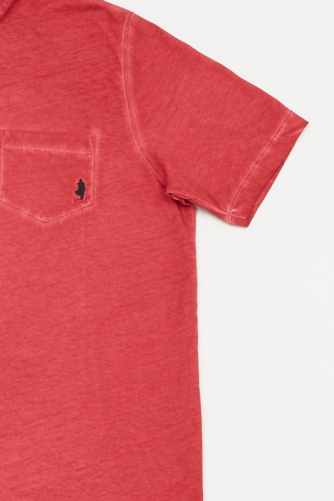 MCS Tie-dye jersey poloshirt met zakje