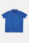 MCS Tie-dye jersey poloshirt met zakje