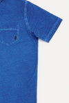 MCS Tie-dye jersey poloshirt met zakje