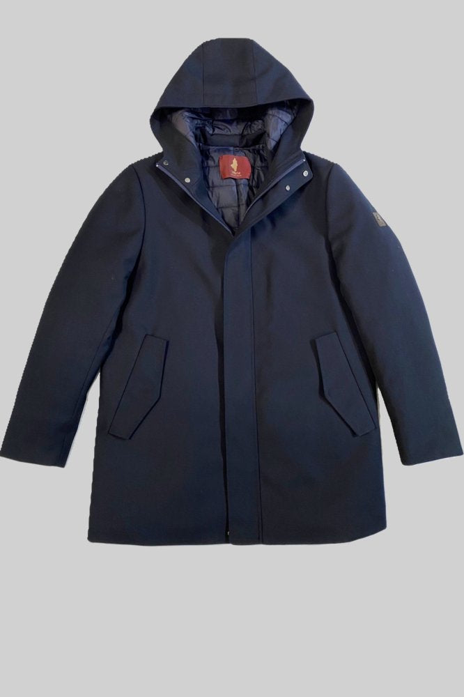 MCS Gabardine parka met capuchon
