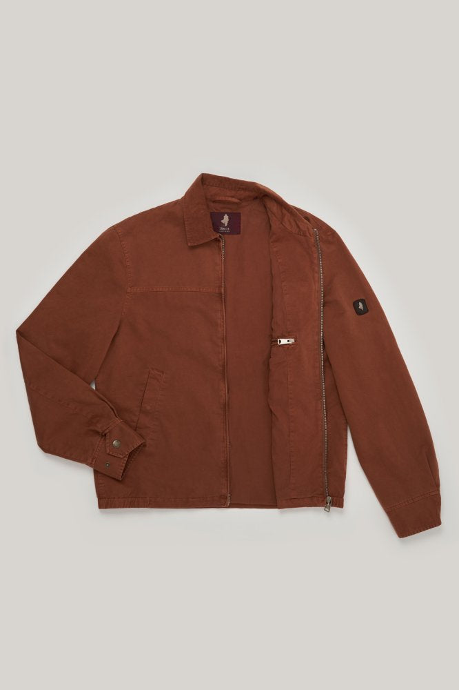 MCS Effen gewassen gabardine jas