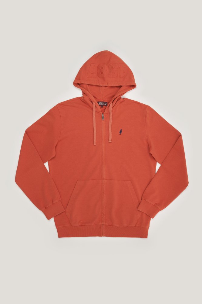 MCS Lichtgewicht sweatshirt met ritssluiting, capuchon en zak.
