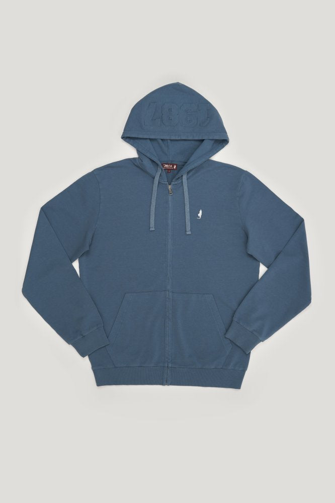 MCS Lichtgewicht sweatshirt met ritssluiting, capuchon en zak.