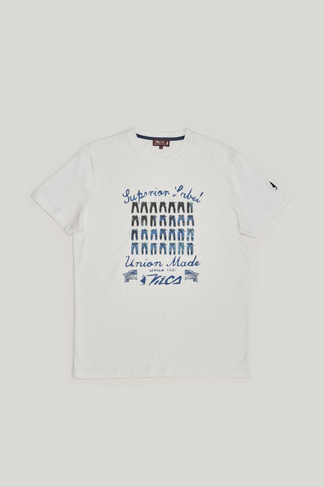 MCS T-shirt met denimprint