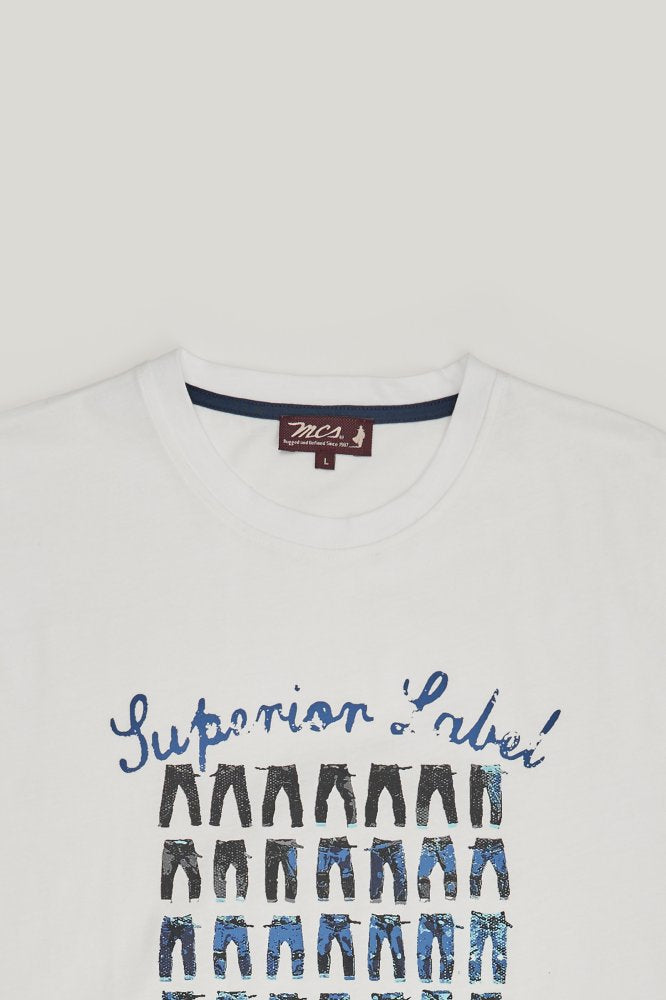 MCS T-shirt met denimprint