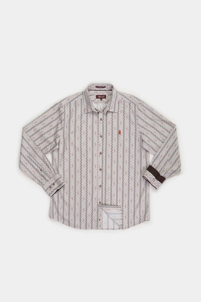 MCS  Shirt bedrukt met etnische strepen