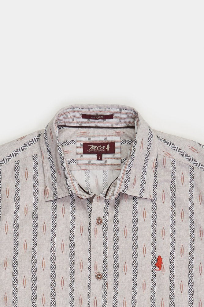 MCS  Shirt bedrukt met etnische strepen