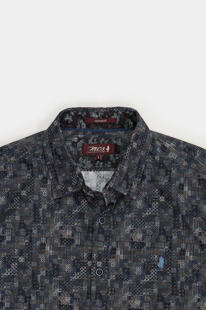 MCS Overhemd met patchworkprint