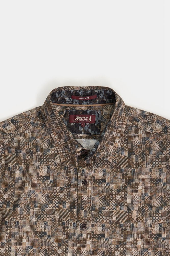 MCS Overhemd met patchworkprint