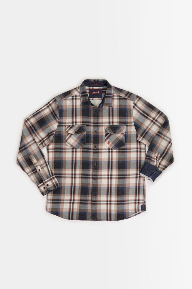 MCS  Geruit gebreid shirt
