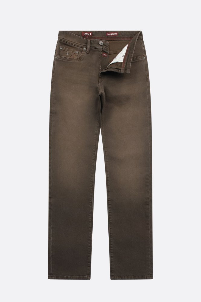 MCS Normale, taps toelopende gekleurde jeans
