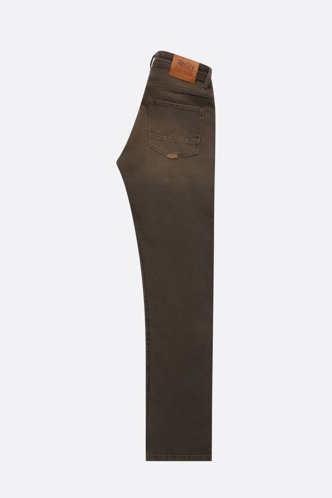 MCS Normale, taps toelopende gekleurde jeans