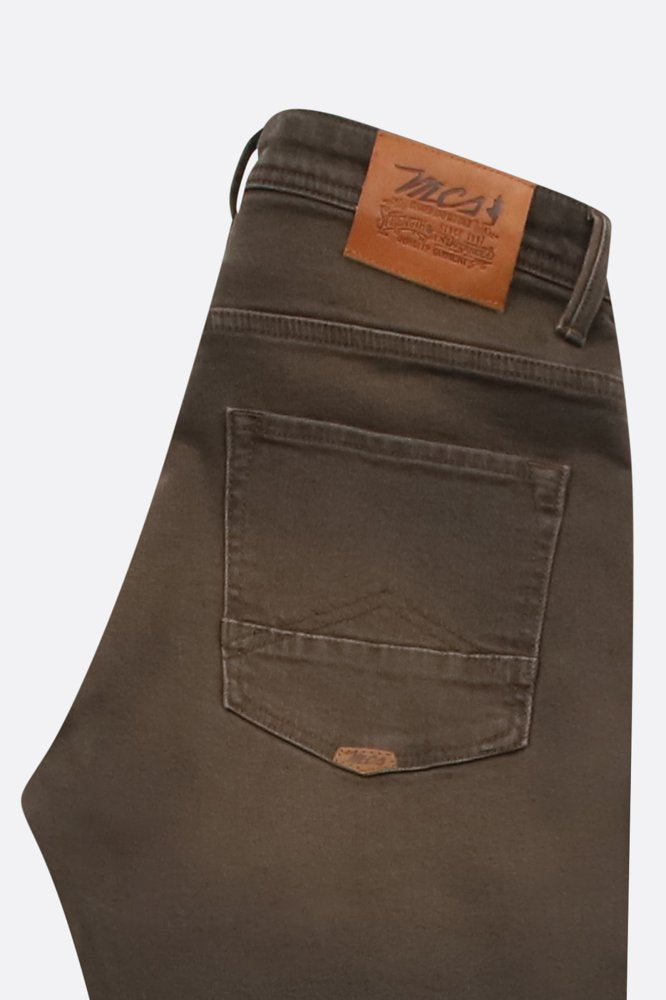 MCS Normale, taps toelopende gekleurde jeans