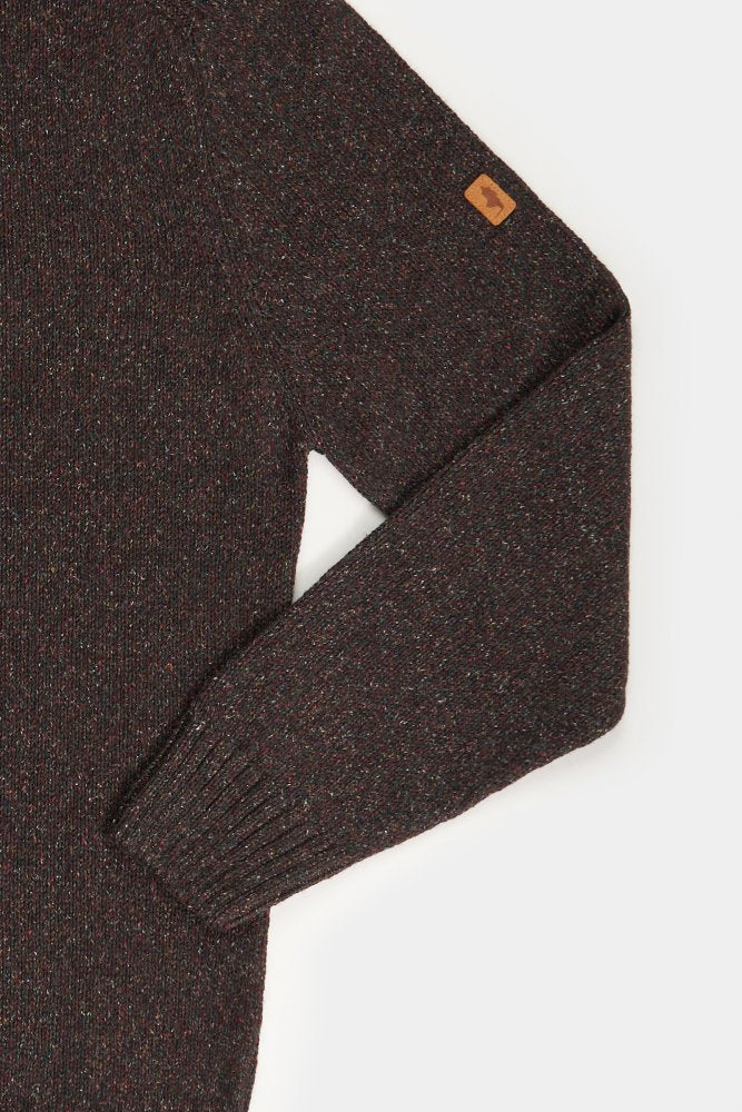 MCS Multicolor gemêleerde trui met ronde hals