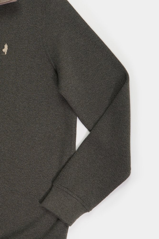 MCS Zachte sweater met ritssluiting in de hals