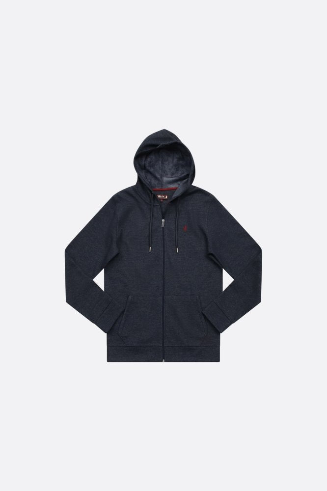 MCS Zachte sweater met ritssluiting en capuchon