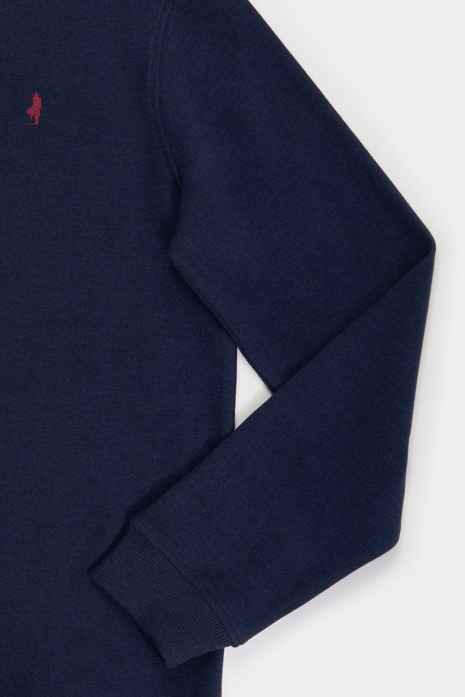 MCS Zachte sweater met gevoerde kraag