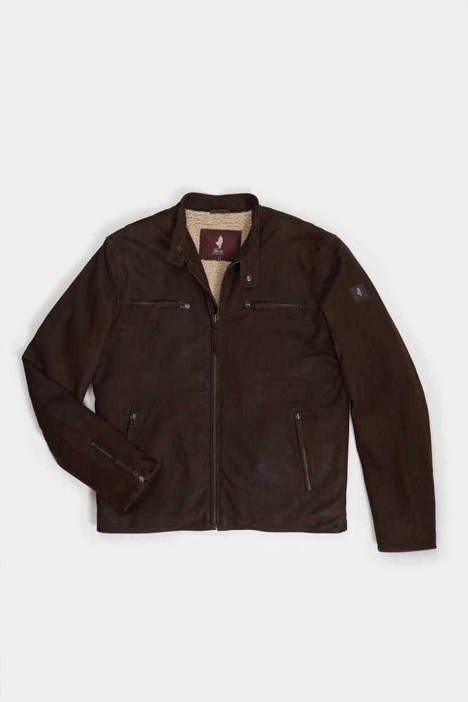 MCS Nubuck jas met sherpa voering