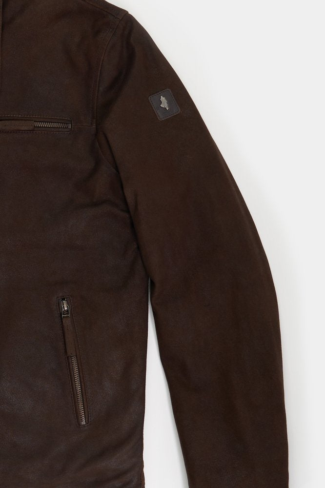 MCS Nubuck jas met sherpa voering
