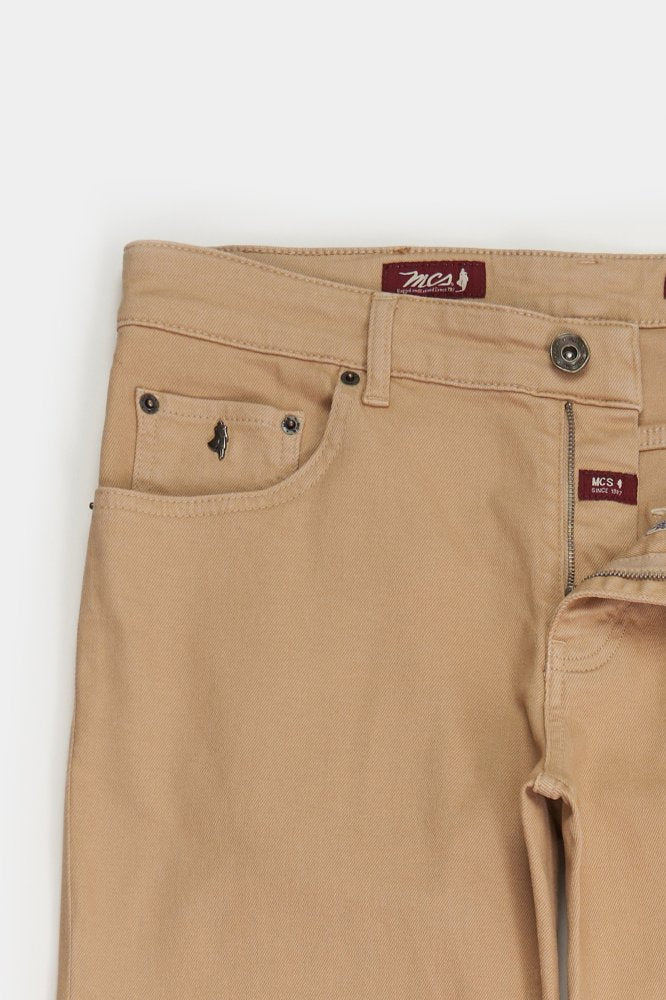 MCS 5-zakken wijde broek van drillstof